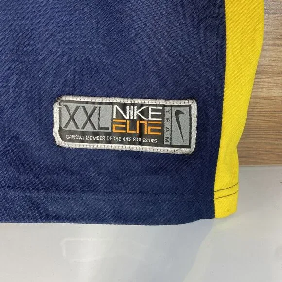 Michigan Wolverines Nike Elite Basketball Warm Up Jacket Mens XXL 2XL Snap Down - Picture 2 of 8